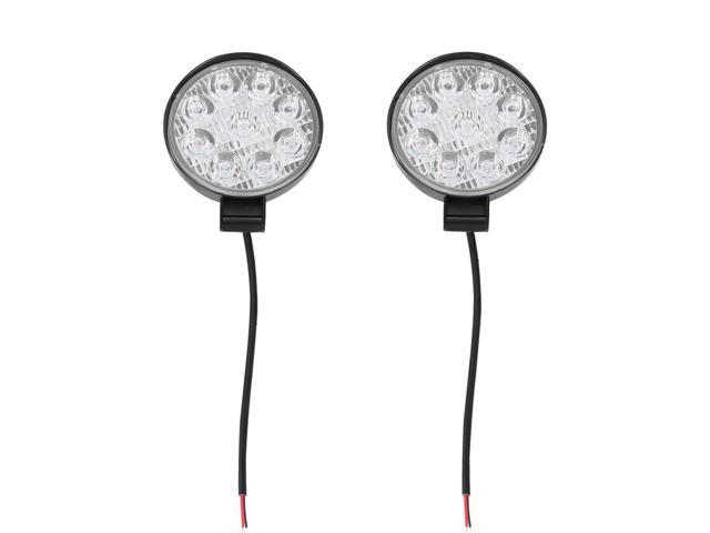 1Pc Automobile LED Working Lamp Mini Round 9-Lamp 27W Auxiliary Lamp Modified Headlamp Engineering Spotlight Headlamp