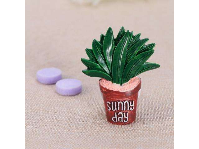 Cute Car Air Freshener Cactus Solid Balm Fragrance Car Air Conditioning Vent Perfume Clip Auto Decoration Ornament (1)
