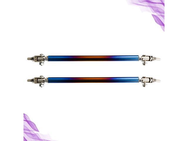 1 Pair of 10cm Front Rear Pull Rod Universal Bumper Lip Splitter Support Bar for Car Modification