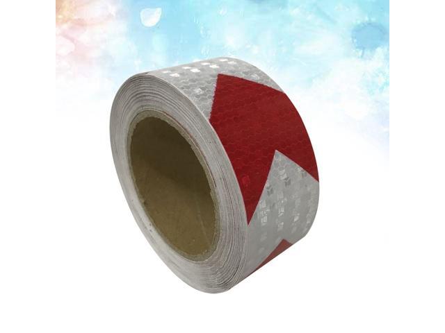 Arrow Conspicuity Tape Reflective Safety Warning Sign Car Truck RV Reflective Hazard Tape Conspicuity Safety Marking Fluorescent Arrow Types Car