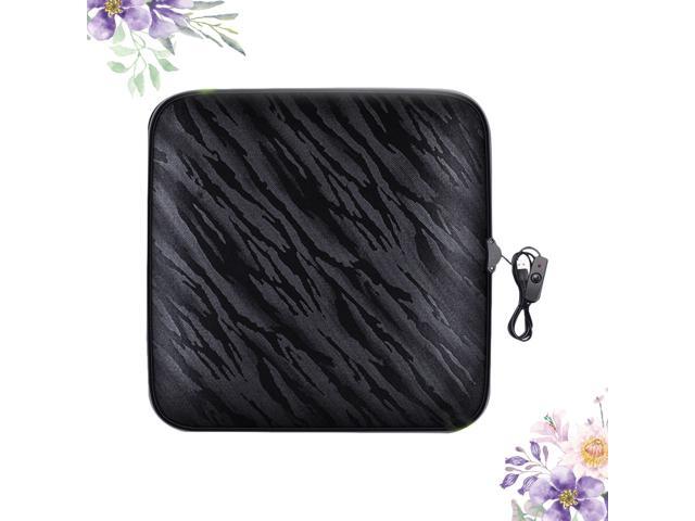 Auto USB Heating Seat Pad Practical General Auto Heated Seat Cover Winter Heated Car Seat Cushion (Black)