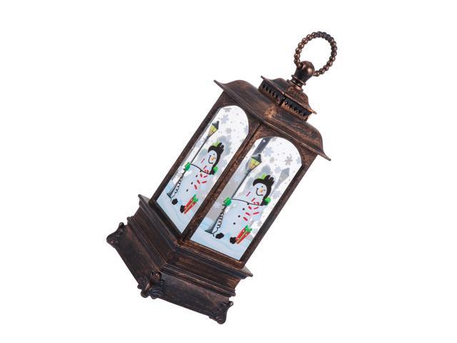1Pc Xmas Elements Wind Lantern Xmas Them Wind Light Brand-new Desktop Decor Lamp