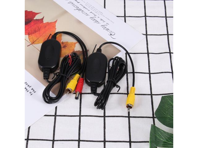 24G Wireless Video Transmitter & Receiver for 12V Car Rear Backup View Camera