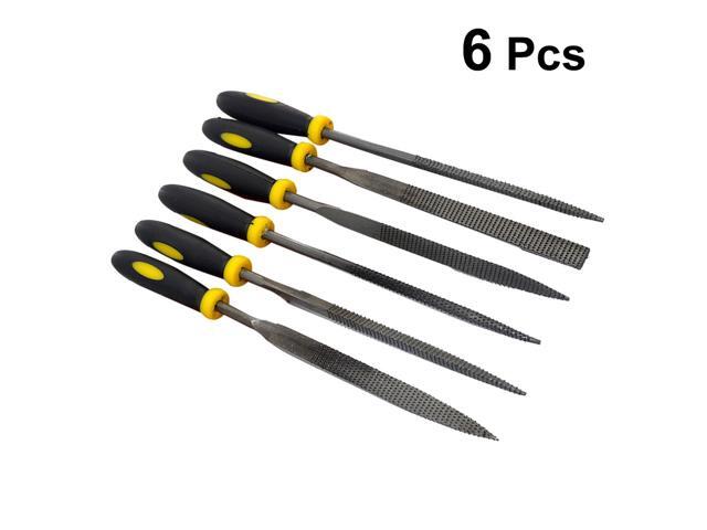 Sharp Flat Wood File Set Comfortable Hand Grip Handles Wood Rasp File Tools