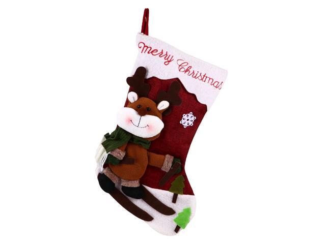1PC Hanging Candy Bag Sock Design Christmas Gift Pouch Party Pendant (Old Man)