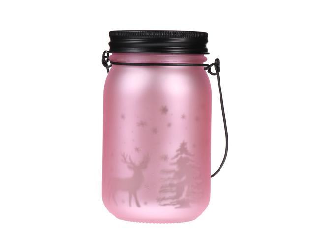1pc Christmas Glowing Wishing Bottle Light Decor Festival Ornament (No Battery)