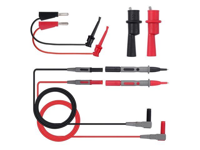 Electronic Test Leads Kit Digital Multimeter Leads Car Multimeter Test Extension Test Probe Alligator Clips