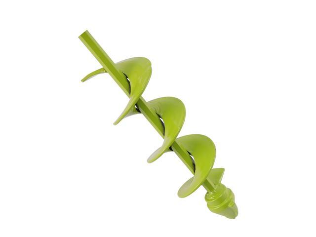 1 Pc 5x22cm Spiral Auger Hole Digger Tools Flowers Vegetables Growing Drill Borer Hole Digger (Green)