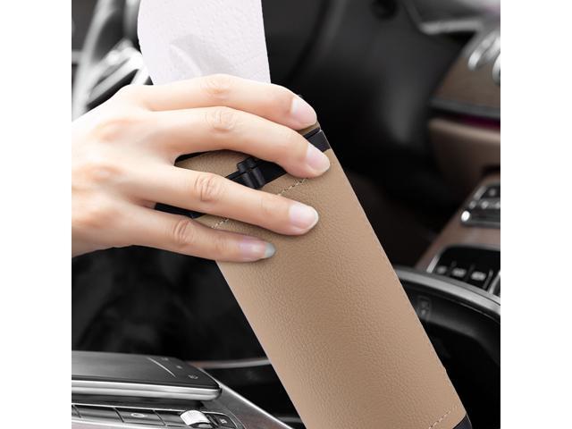 1Pc Car Round Tissue Box Holder Napkin Dispenser Tissue Paper Storage Container