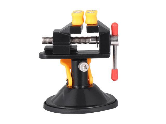 Suction Cup Carving Vise Miniature Nuclear Carving Tool 360 Degree Rotary Dsesktop Walnut Jig Bed Olive Retaining Clip Vice (Silver)
