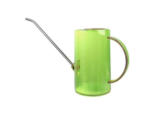 Portable Watering Can Long Mouth Pot Garden Potted Watering Kettle Container Home Large Capacity Kettle for Garden (Black Transparent)