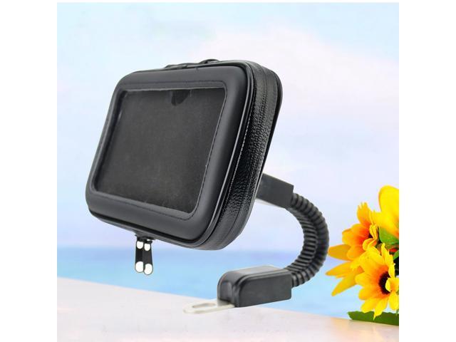 Weather Resist Rotation Bicycle Waterproof Case Mount Holder Bike Bag for 4 Inch Phone (Small Size)