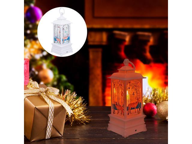 1Pc Xmas Them Wind Light Xmas Elements Wind Lantern Brand-new Desktop Decor Lamp