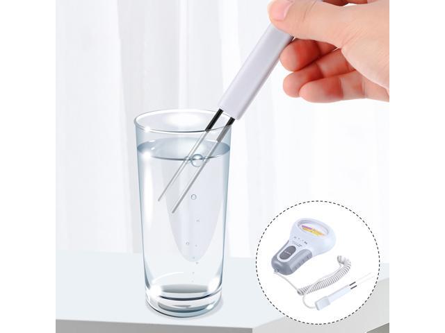 Swimming Pool Water Quality Tester Hot Spring Pool Spa Aquarium Portable PH Meter Residual Chlorine Detector CL2 Chlorine Tester (White)