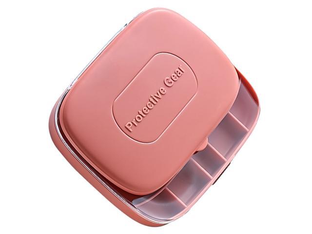 1PC Compartments Travel Pill Case Portable Pill Organizer Sealed Pill Box