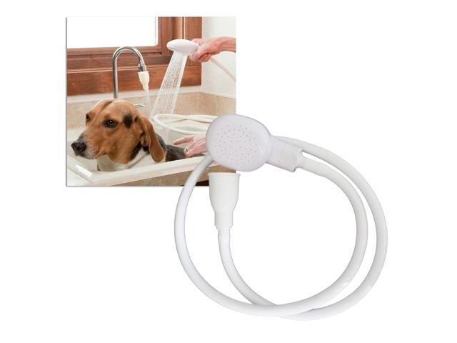 Shower Nozzle Small Shower Head Shower Hall Nozzle Water Saving Shower Head for Pet Dog Cat (White)