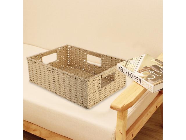 1pc Rattan Weaving Storage Basket Sundries Storage Basket Sundries Basket