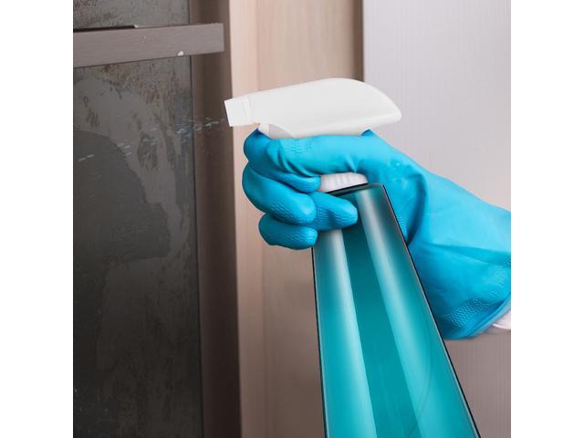 2pcs 500ml Plastic Water Sprayer Watering Can Spray Bottles for Home Dark Blue