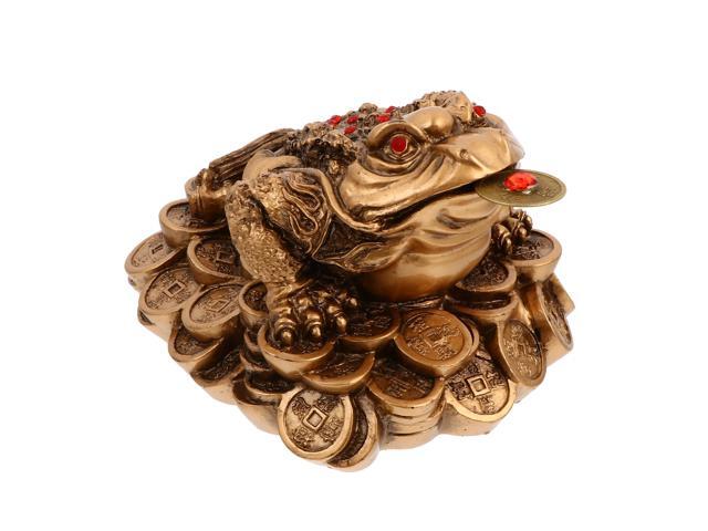 Money Drawing Toad Ornament Tabletop Toad Decoration Wealth Toad Figurine