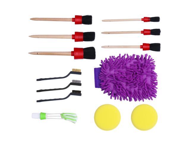 13 Pcs Car Air Vent Cleaning Brush Vehicle Washing Brush Detail Gap Brush Tool