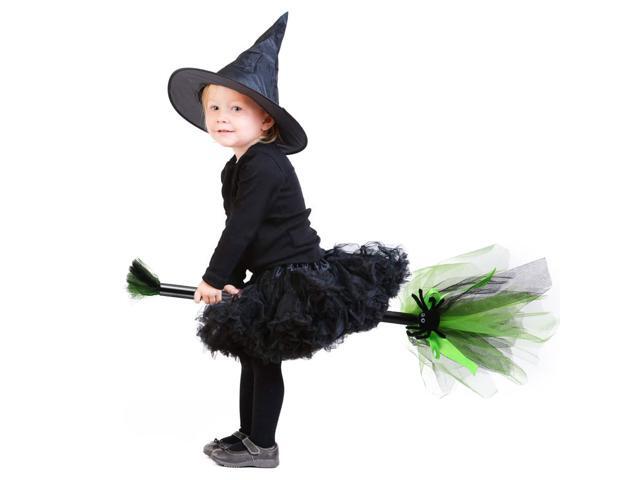 3 Pcs Halloween Broom Decoration Witch Broom Props Broom Ornament for Party