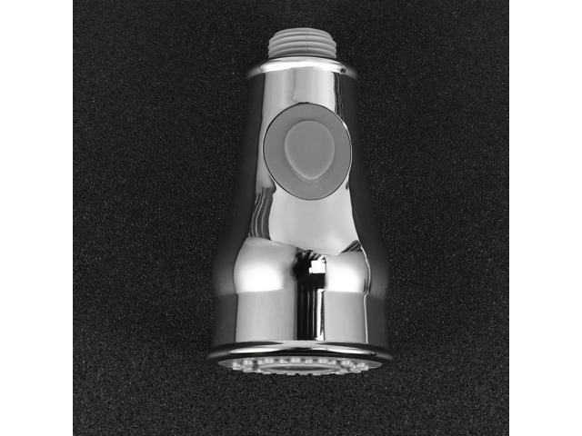 1Pc Kitchen Faucet Head Adjustable Pressurized Head Household Water-saving Filter Nozzle for Washing-up Sink Kitchen (Silver)