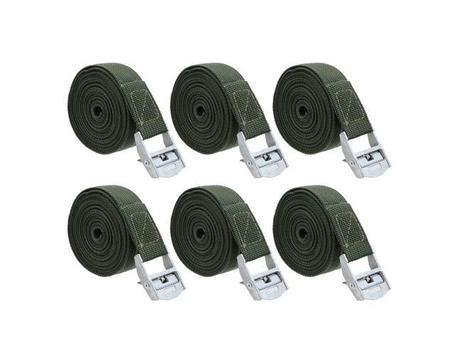6pcs Car Lashing Tensioner Car Luggage Fixing Binding Belt Tie-Down Strap