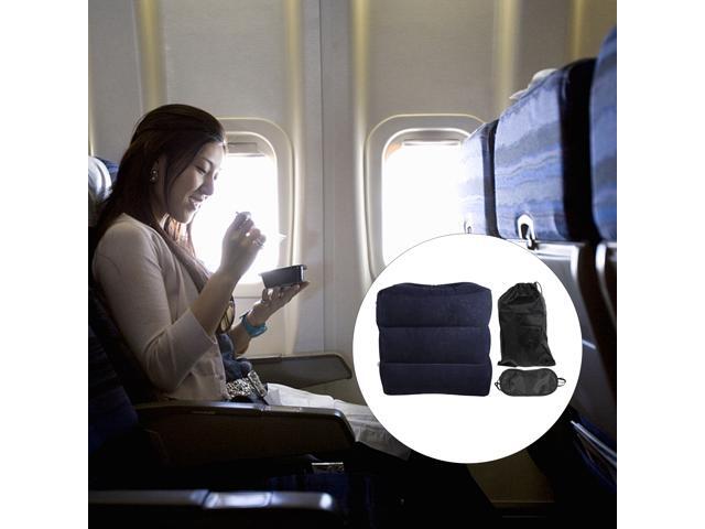 1Pc Inflatable Foot Rest Pillow for Air Train Car Office Home Leg Rest Pillow