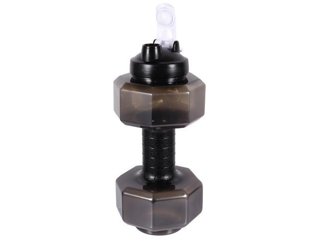 1Pc Dumbbell Shape Water Bottle Sports Drinking Bottle Fitness Water Bottle