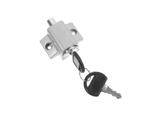 Window Safety Stopper Lock Adjustable Sliding Door Window Security Lock with Key