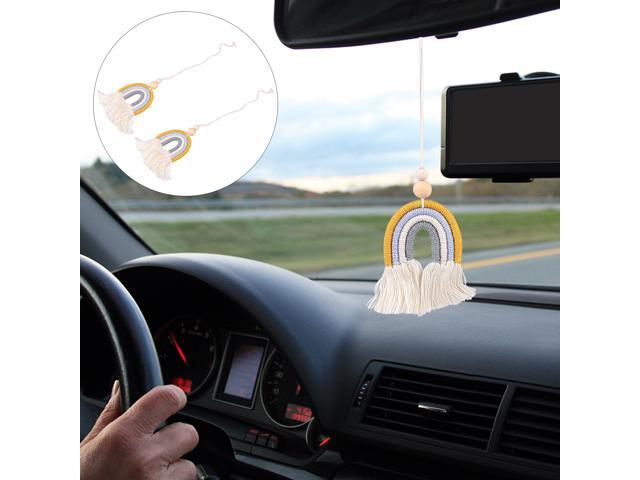 2pcs/Bag Creative Decorative Bohos Style Adornment Rainbow Hanging Rainbow Pedant for Indoor