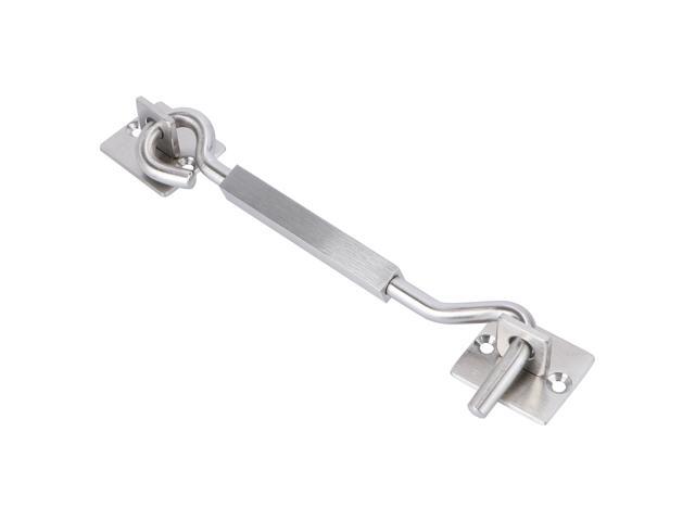 1Pc Cabin Hook Solid Wind-proof Lock Hook Heavy Duty Wind-proof Hook (Silver)