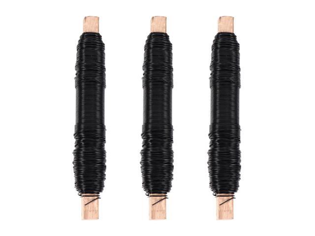 3pcs Gardening Bundle Wires Coated Iron Wires DIY Tie Wires Metal Paint Wires