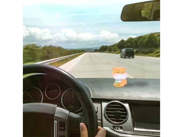 1pc Car Dashboard Adorable Adornment Shaking Head Car Desktop Ornament
