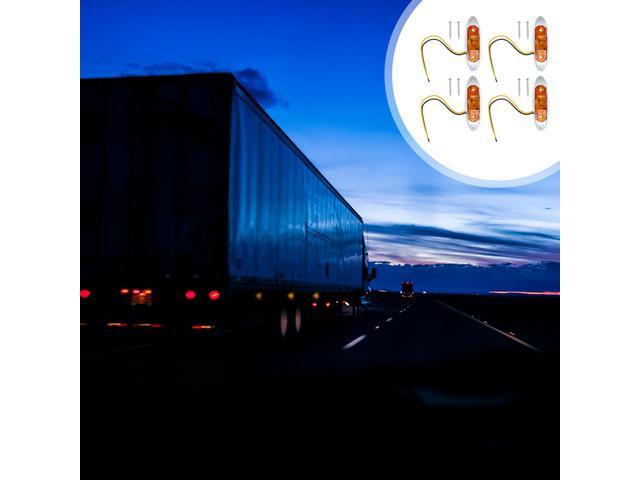 4pcs Waterproof LED Truck Lamp LED Sidelight Trailer Lamp Truck Side Lamps