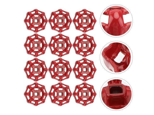 12pcs Cast Iron Handle Ball Hand Wheel Shutoff Handles for Water Pipe Tube