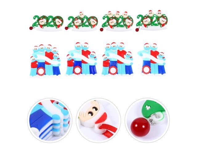 8pcs Christmas Tree Hanging Decoration Personalized Hangings Snowman Pendant