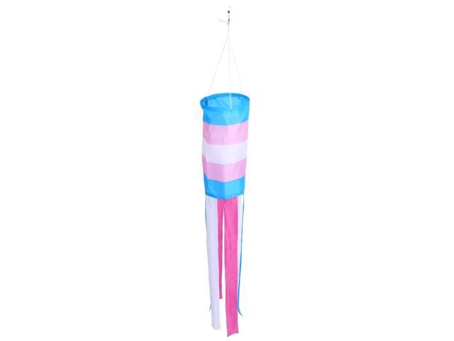 Wind Sleeve Rainbow Stripe Wind Sock Wind Direction Flag Wind Cone for Garden