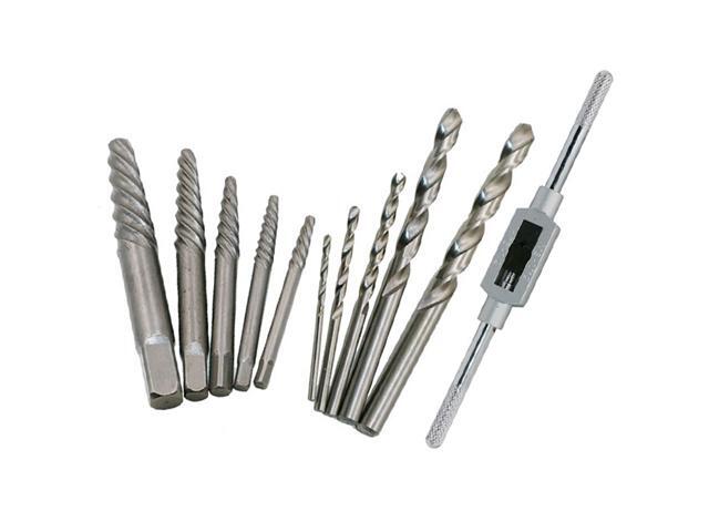 11Pcs Damaged Screw Extractor Set Bolts Remover Extractor for Easily Remove Stripped Broken or Damaged Hardness Screw 3MM-10MM