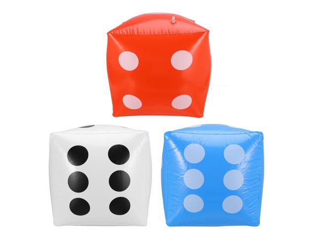3pcs Kids Educational Toys Big Inflatable Dice Toys for Pool Toy Party Favors