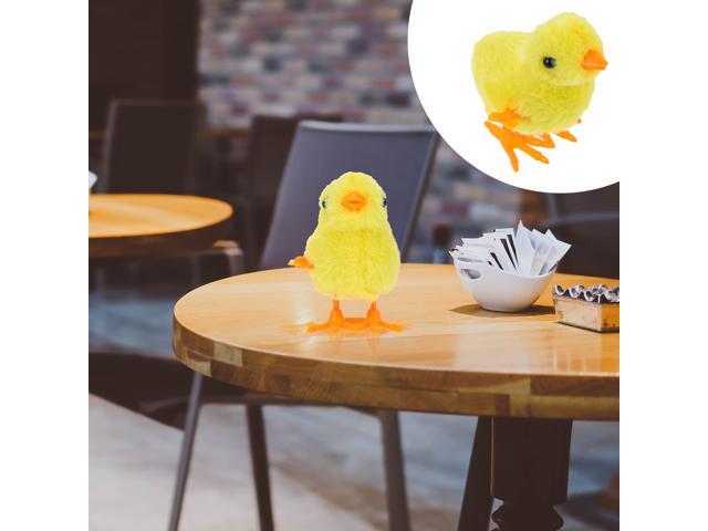 12Pcs Chick Funny Jumping Fluffy Wind Up Chick Easter Party Favor Home Decoration