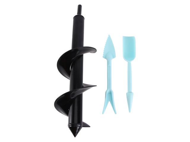 3pcs Planter Auger Drill Tool Gardening Tools Planting Soil Loosening Tools