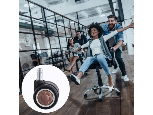 5PCS No Noise Swivel Caster 2 inch Noiseless Industrial Caster for Home Office