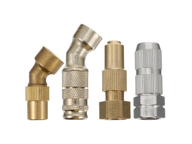 1 Set Brass Nozzle Gardening Sprayer Hose Nozzle Watering Equipment Irrigation Sprinkler for Garden