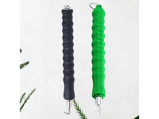 1Pcs Semi-automatic Wire Heavy Duty Rebar Ties Tool Pull Tie Wire Rubber Grip Handle Reduce Fatigue (Green)