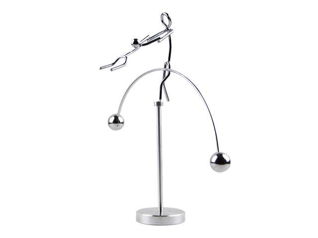 1pc Couple Creative Balance Toy Desktop Decoration Tumbler Ornament Newtons Balance Ball