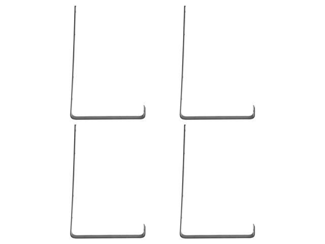 2 Pairs of Flower Box Brackets Planter Holders Flower Box Holders Garden Accessories for Flowerpot Garden Balcony Home