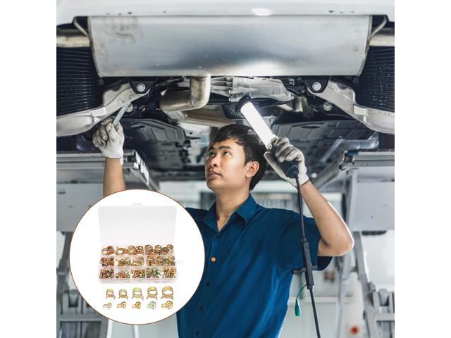 100pcs Reusable Lightweight Easy To Use Hose Pipe Clamp 6-17mm for Silicone Hose Fuel Line