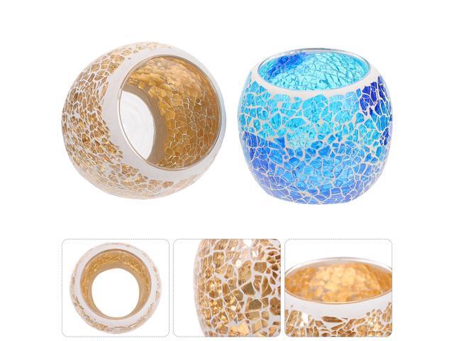 2pcs Candle Stands Hollowed Delicate Candlesticks Candleholders for Decoration Party