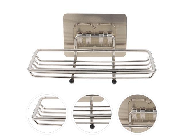 2pcs Kitchen Draining Hollow Storage Shelfs Soap Racks Storage Cases Soap Holders